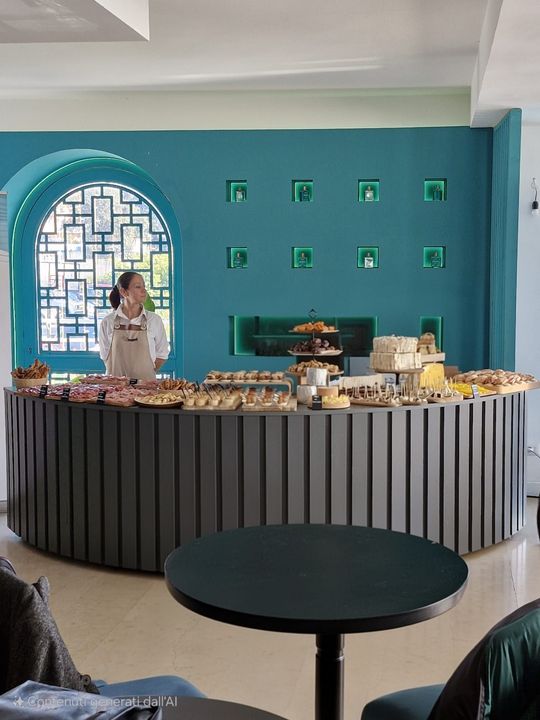 buffet durante un evento