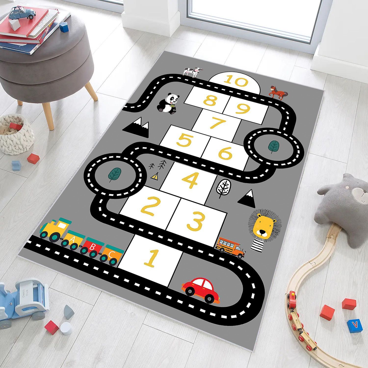K5104 digital printed carpet- BADIIL HOMES