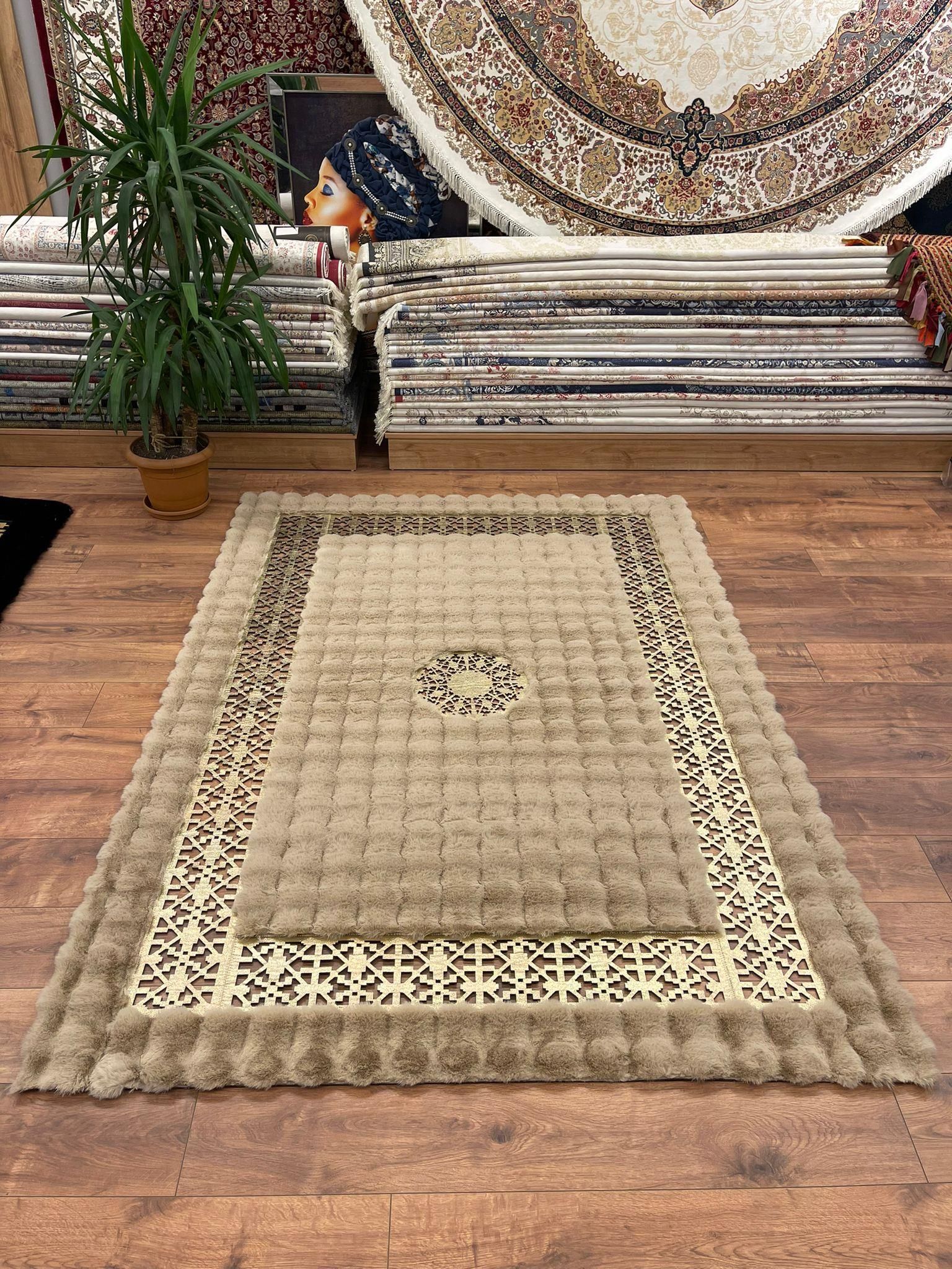 L005 brown vercase leather carpet - BADIIL HOMES