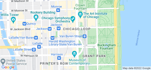 Map of business location