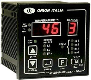 Dökme reçineli trafolar için sıcaklık kontrol rölesi TR42