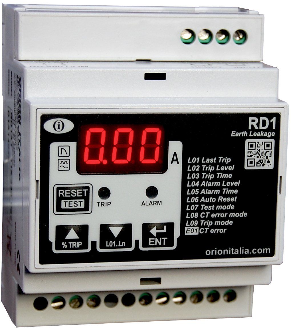 RD1 ELR
Earth Leakage ELR & Ground Fault Relay