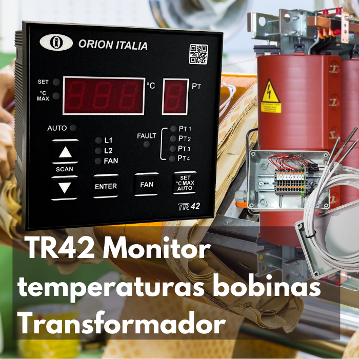 TR42 Monitor temperaturas bobinas Transformador TR42 Monitor temperaturas bobinas Transformador