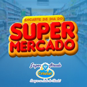 Supermercado Cristal ad featuring the text 