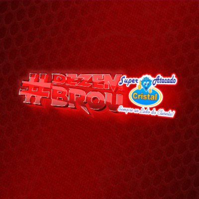 Um fundo texturizado vermelho exibe a hashtag 