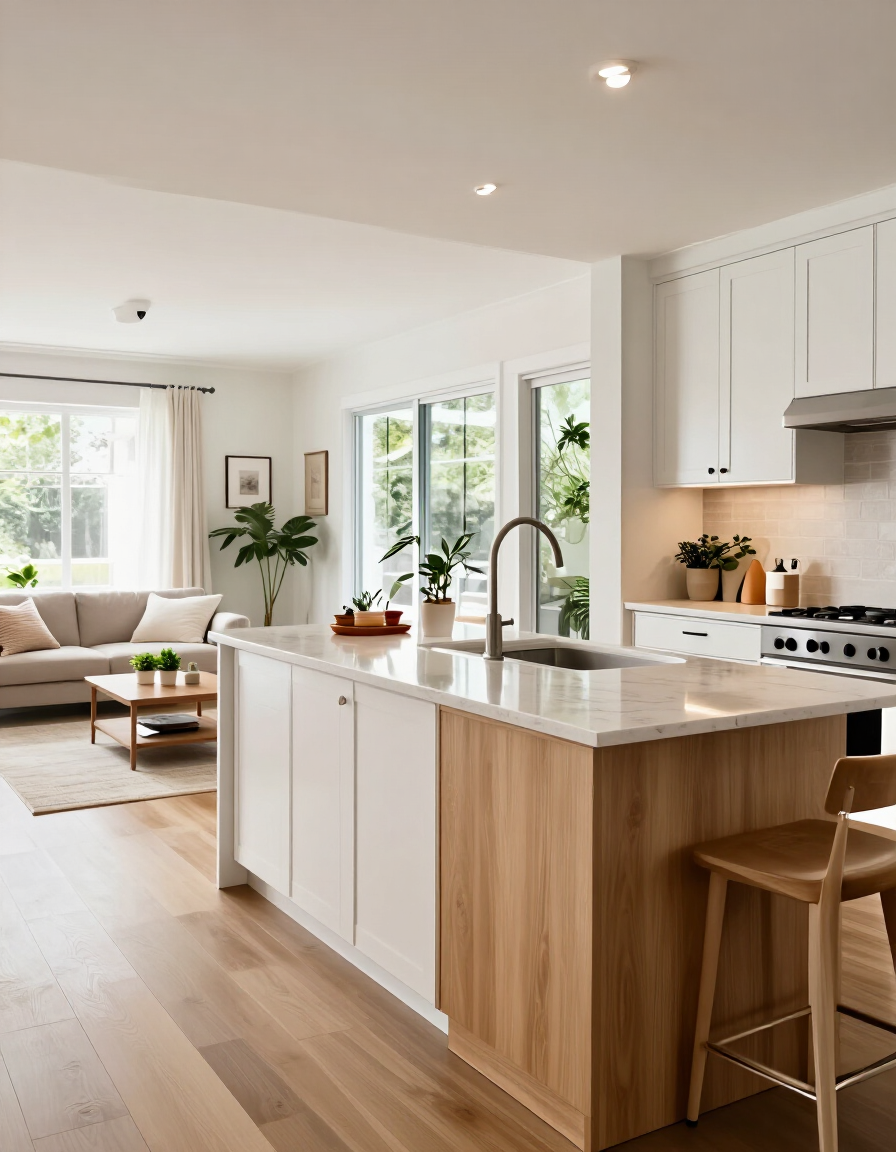 Updated interior space in a New Berlin home