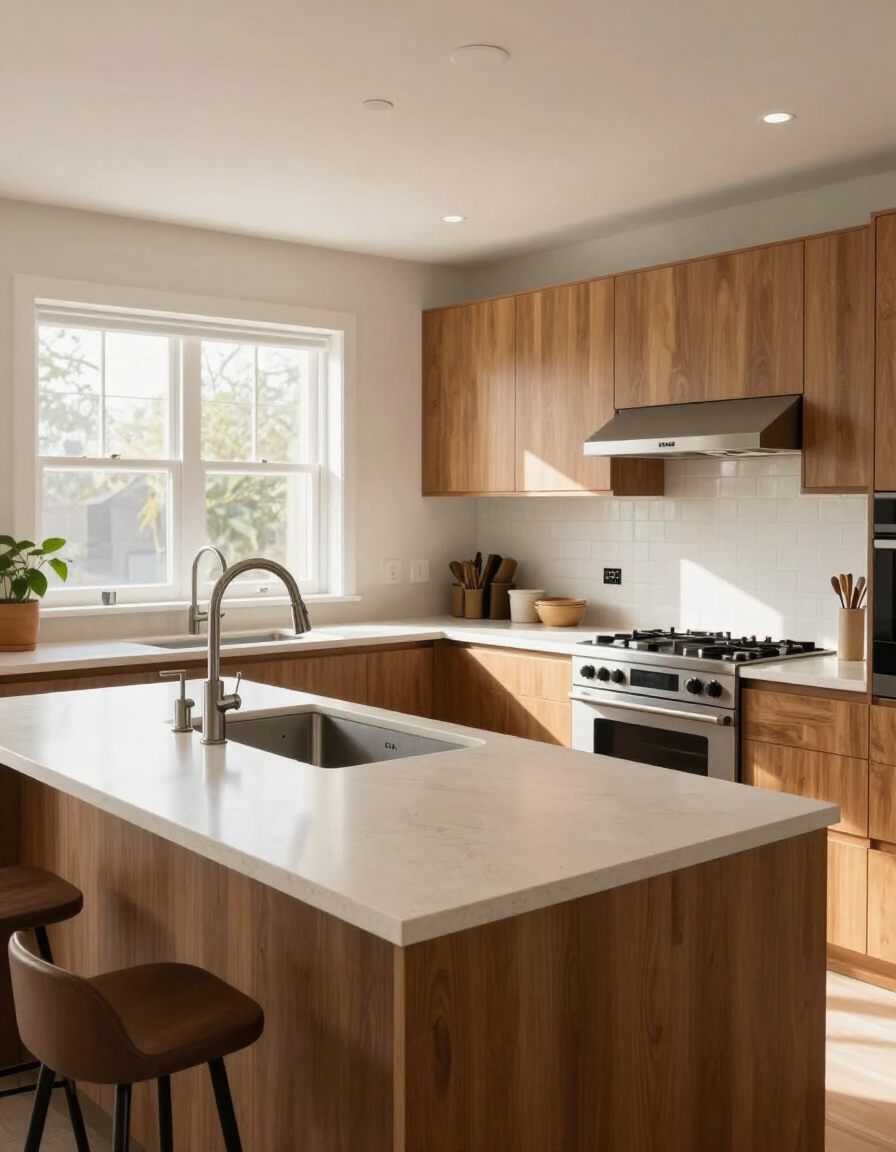 Functional updated kitchen