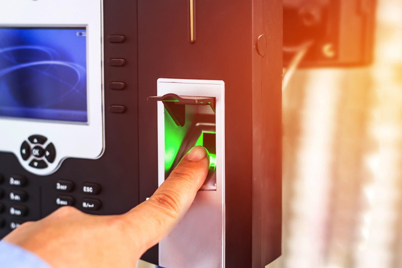 Accessing Room Using A Biometric Scanner — Cambush Security Solutions NT in Coconut Grove, NT