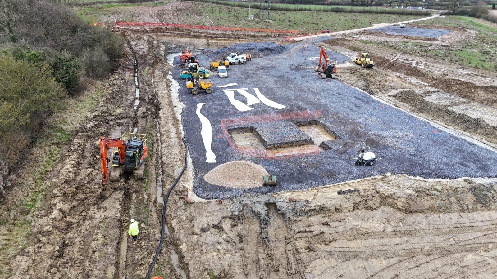 Solar Farm Groundworks 