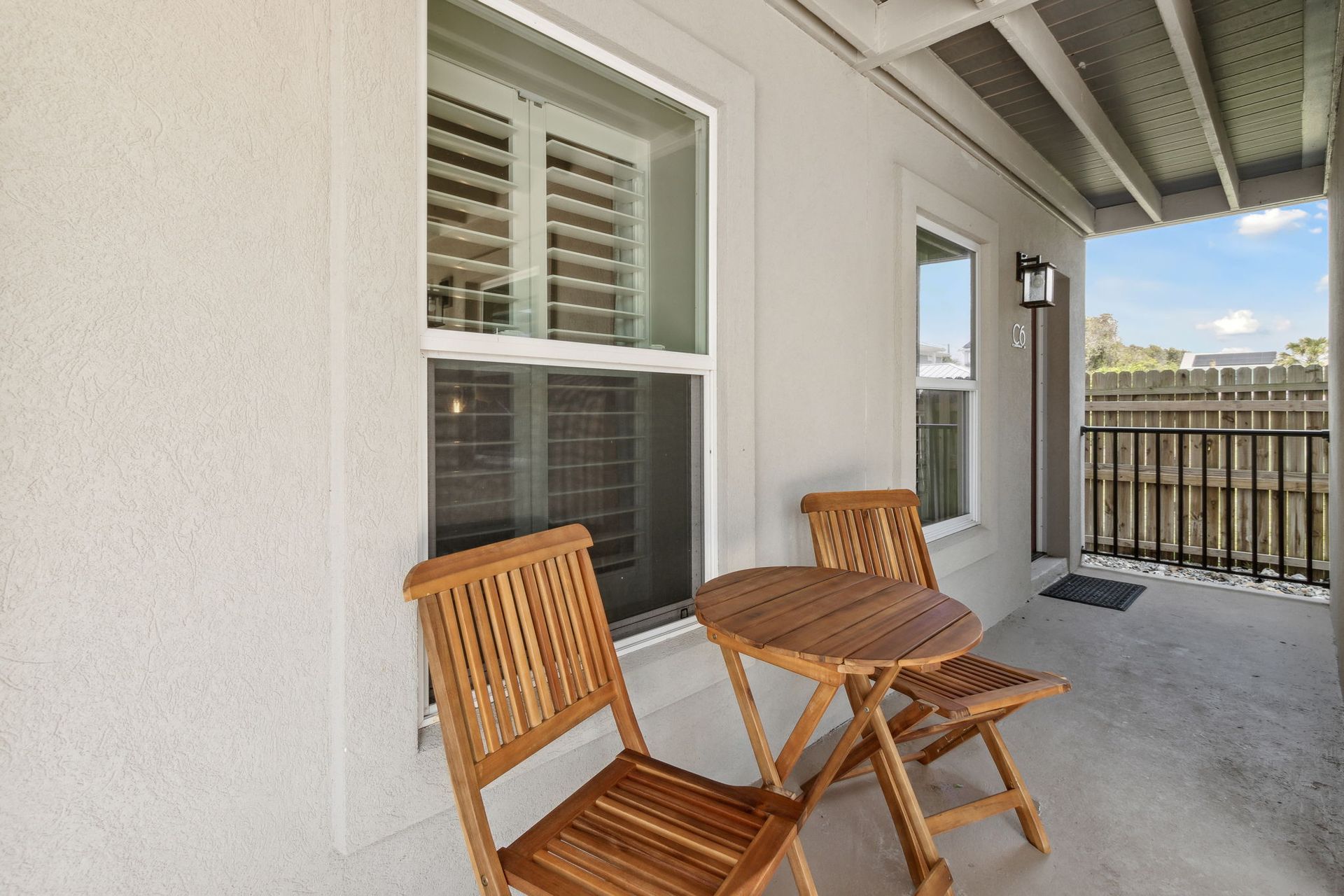 outdoor sitting at beach 5 villas