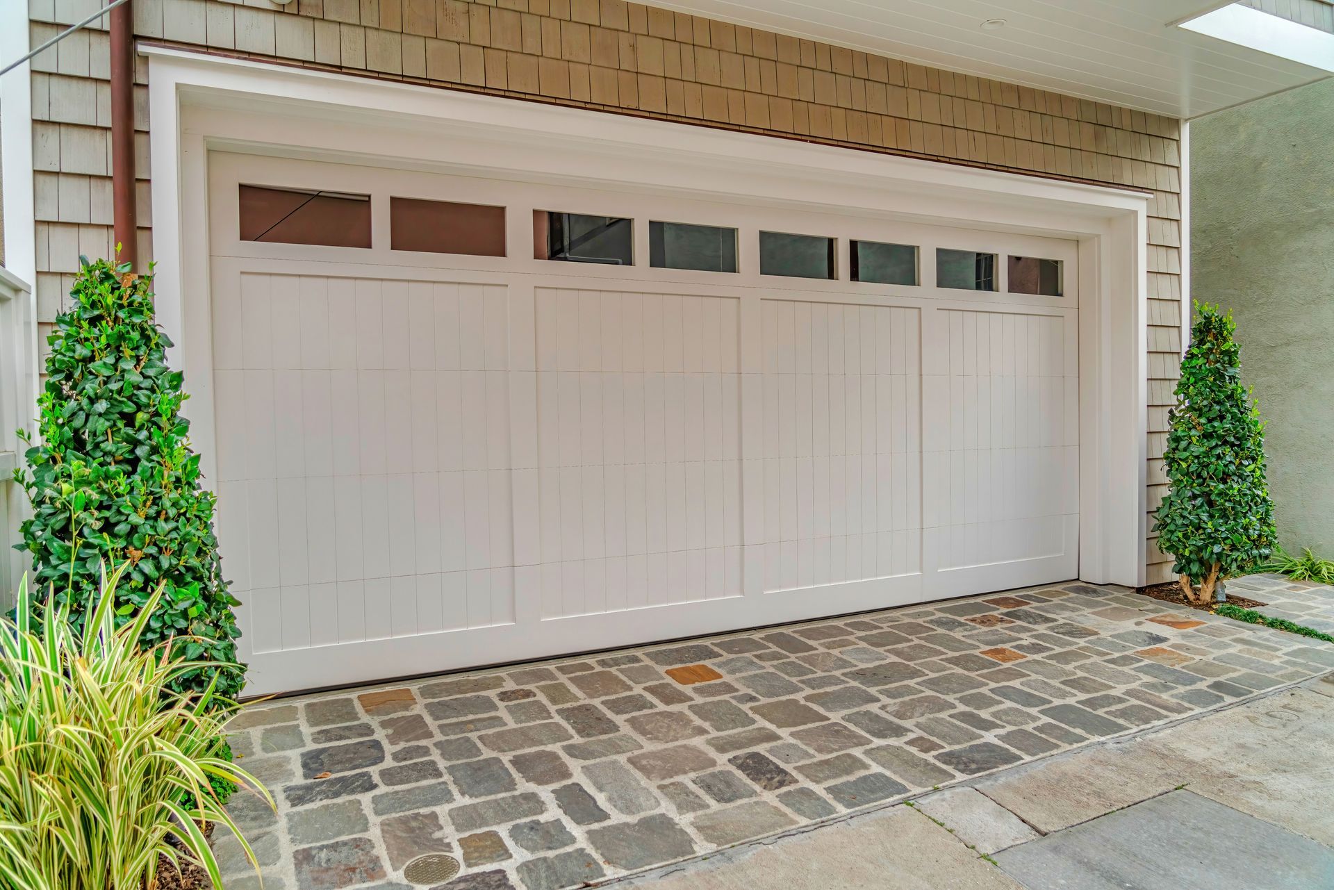 Garage door spring repair and maintenance.