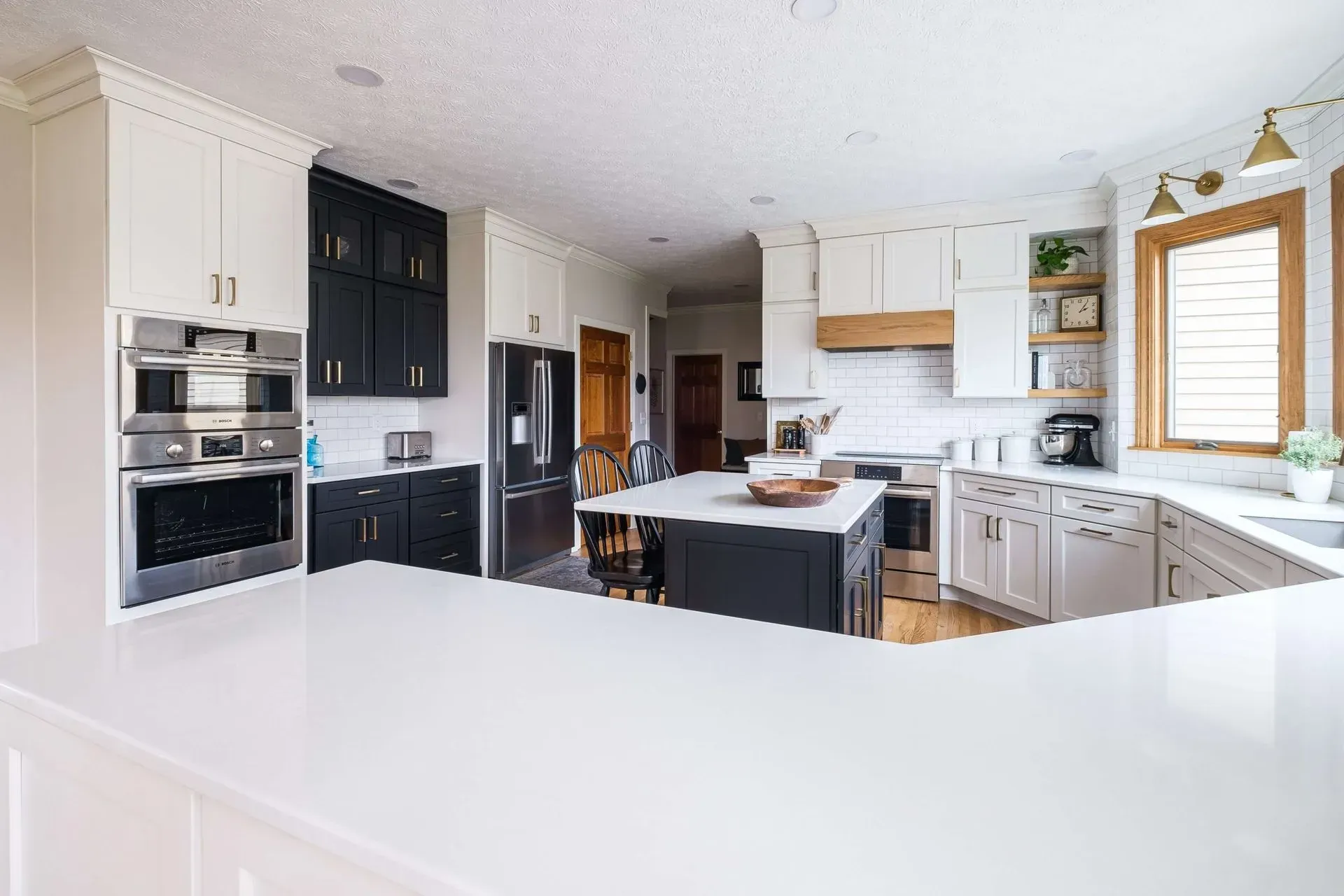 Transitional Farmhouse Kitchen Remodel by Anthony Slabaugh Remodeling & Design project photo