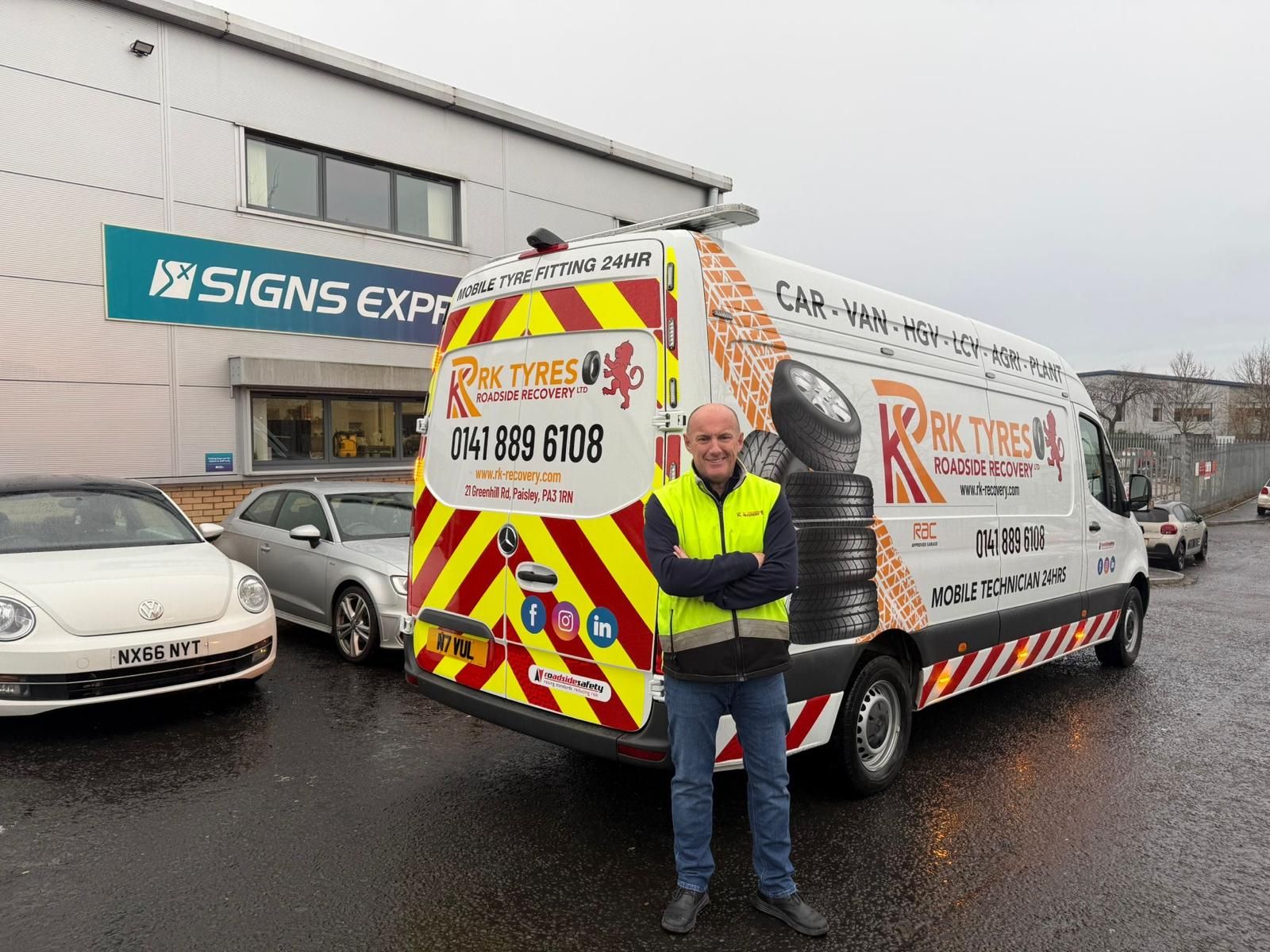 RK Roadside Recovery Services.