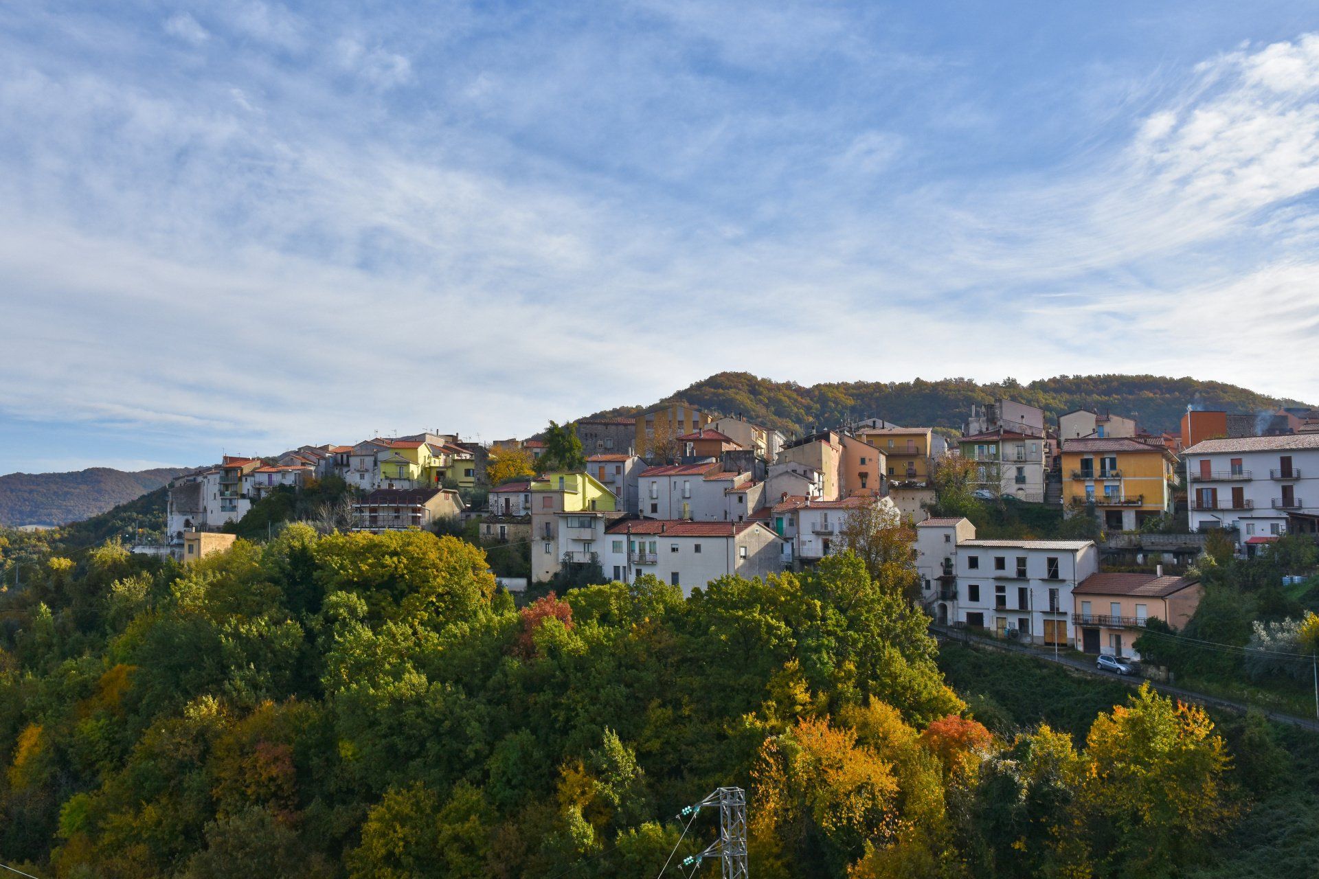 paesaggio cittadina molisana