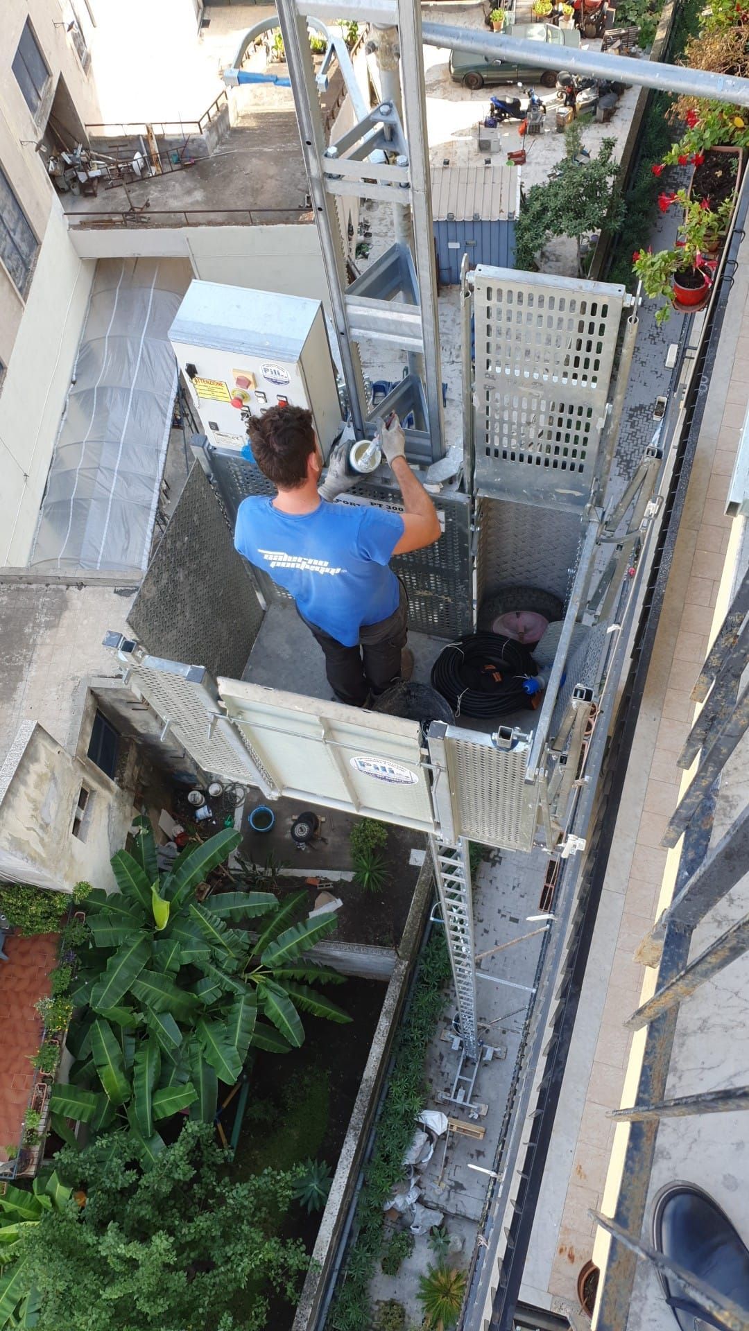 Ascensore da cantiere professionale per trasporto verticale