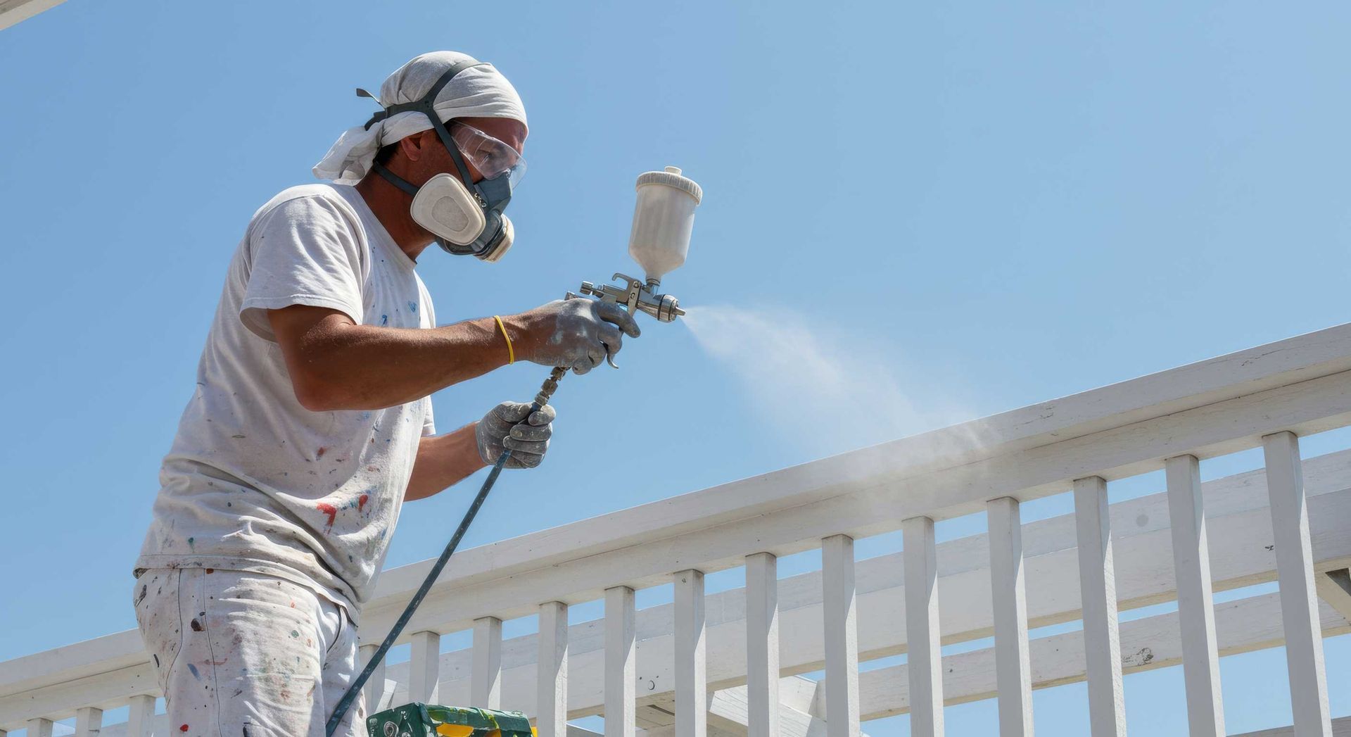 Painters Repainting Retail Storefront Exterior in Gladstone