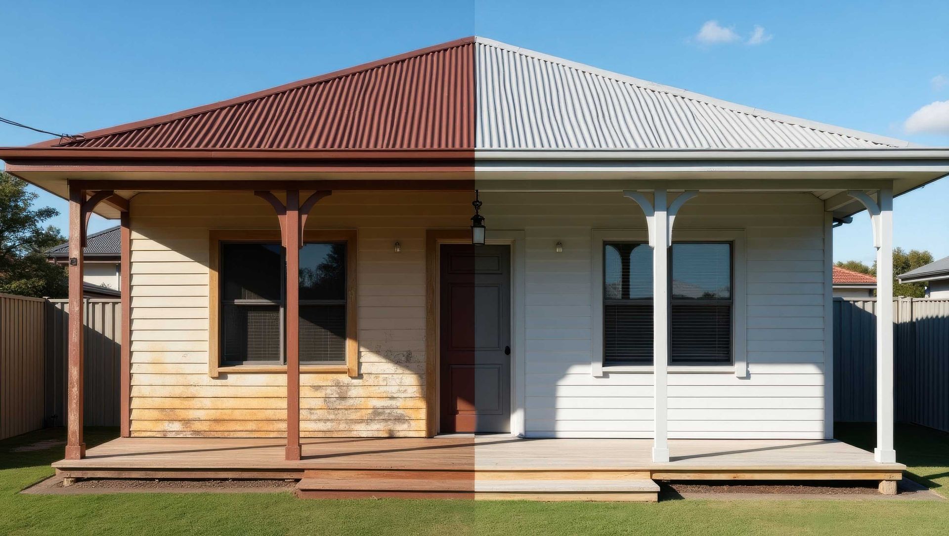 UV Resistant Paint Used on Exterior Walls in Gladstone