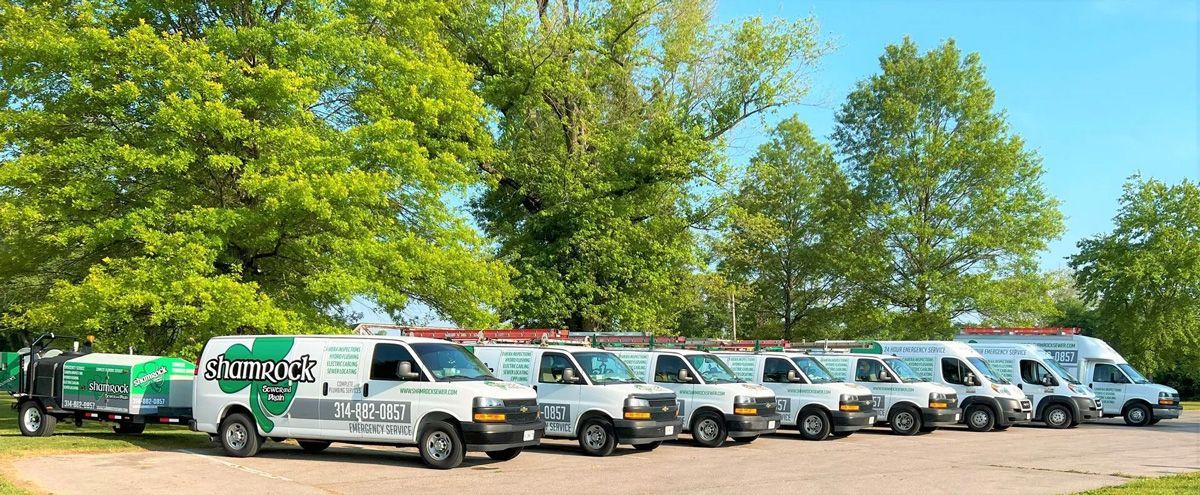 Shamrock Vans — St. Louis, MO — Shamrock Sewer & Drain Shamrock Vans — St. Louis, MO — Shamrock Sewer & Drain