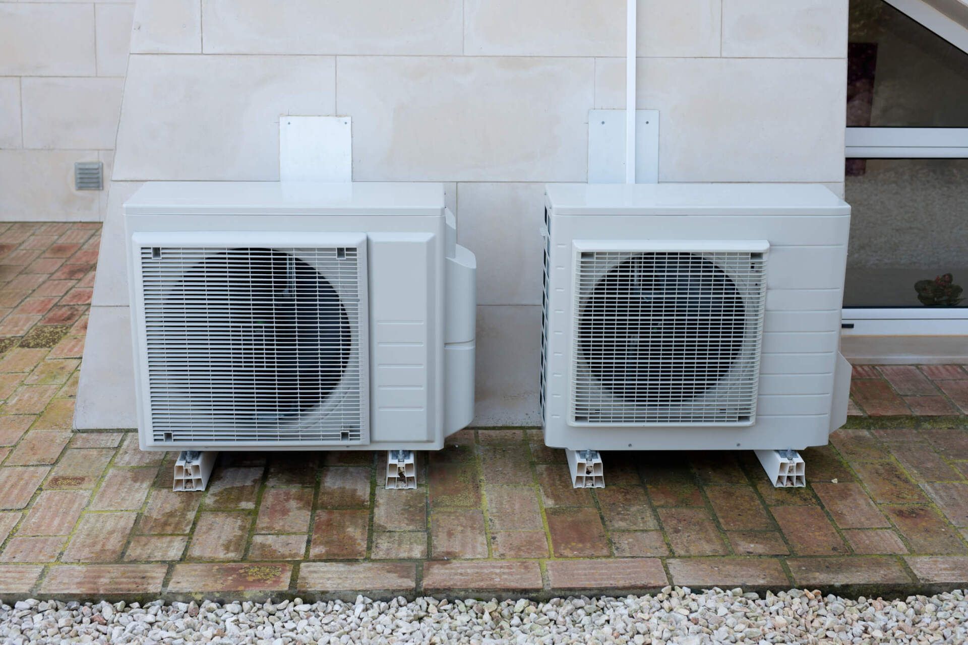 Two AC outdoor units