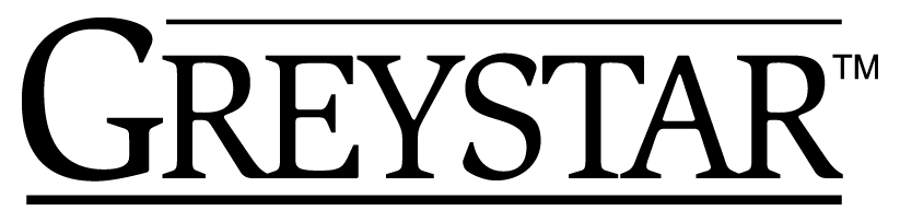 Greystar logo in black text with a stylized arc over the word and ™ symbol