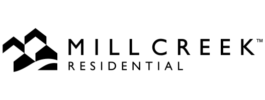 Mill Creek Residential logo in black on a white background