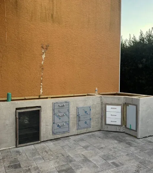 Custom outdoor kitchen in Fort Myers, FL