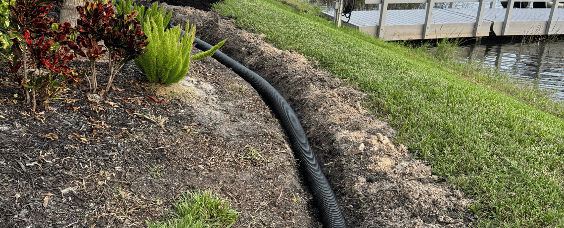 diagnose and fix drainage problems in lee county