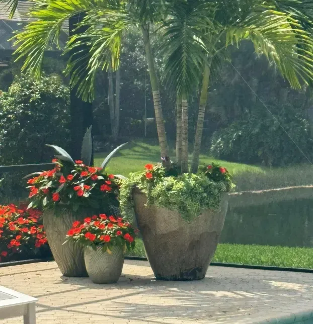 flower pots installation process in fort myers fl