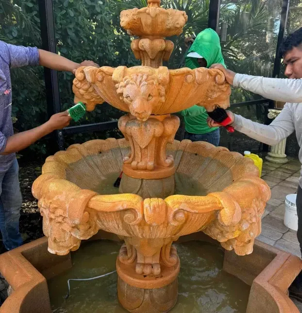 luxury outdoor fountain