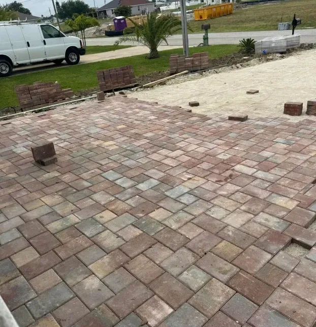 professional paver driveway installation