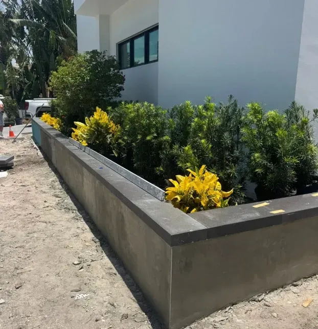 professional retaining wall installation
