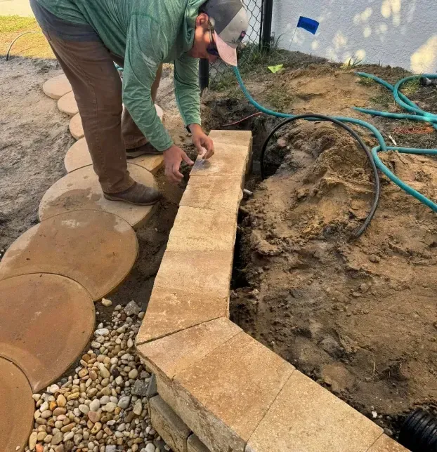professional retaining wall restoration