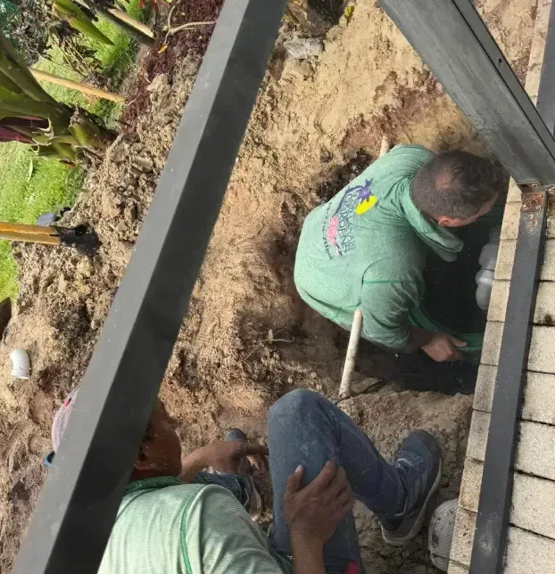Sump pump drainage system installed to remove excess water in Fort Myers, FL