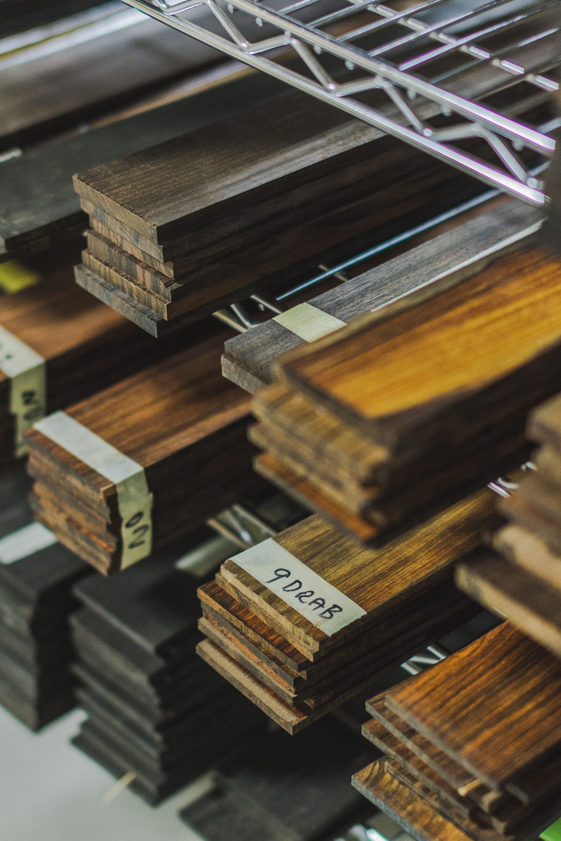 A bunch of wood stacked on top of each other