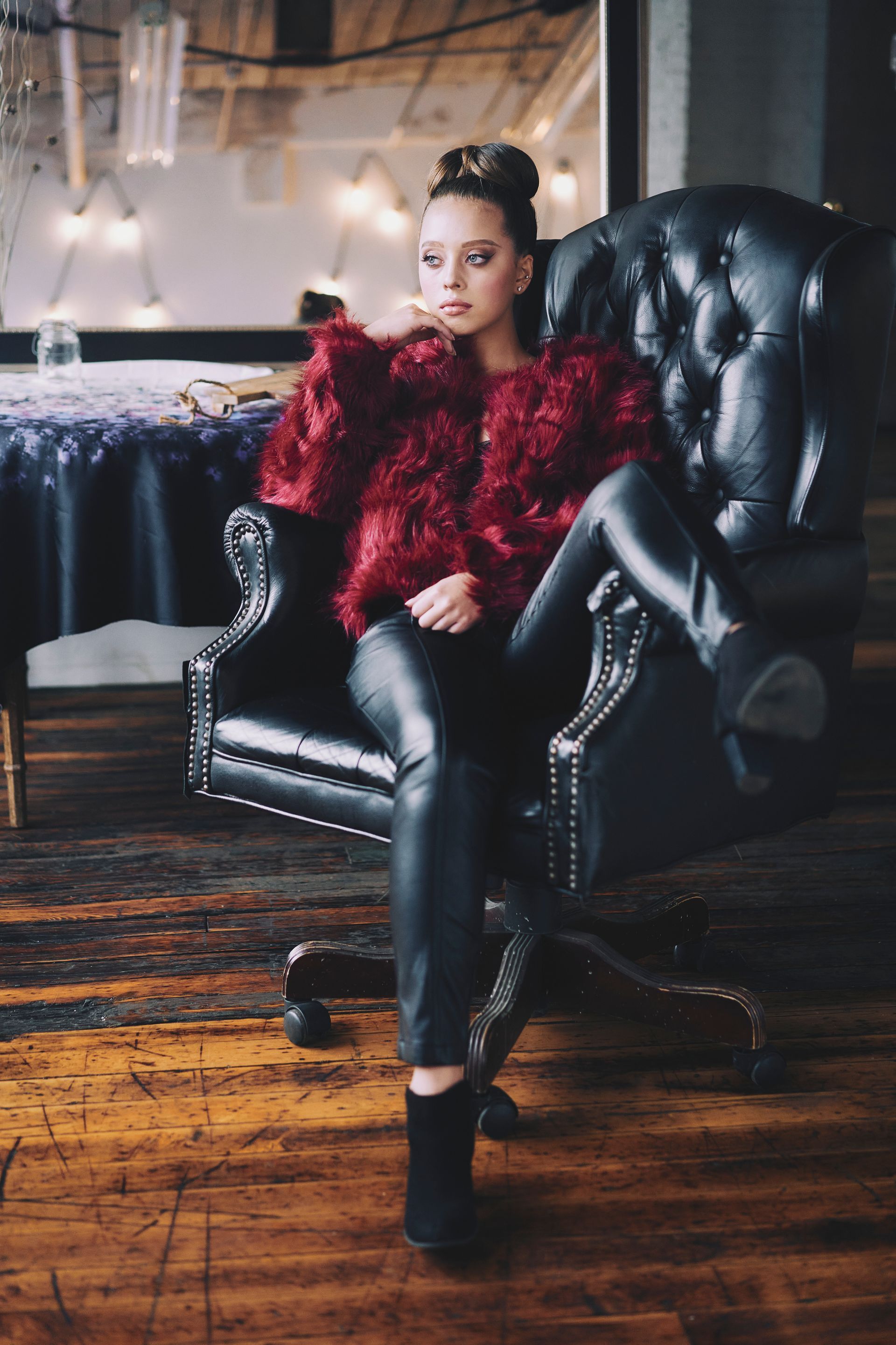 Cleri Models shoot featuring Kaeli in Paterson, NJ.