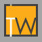 Orange square with 