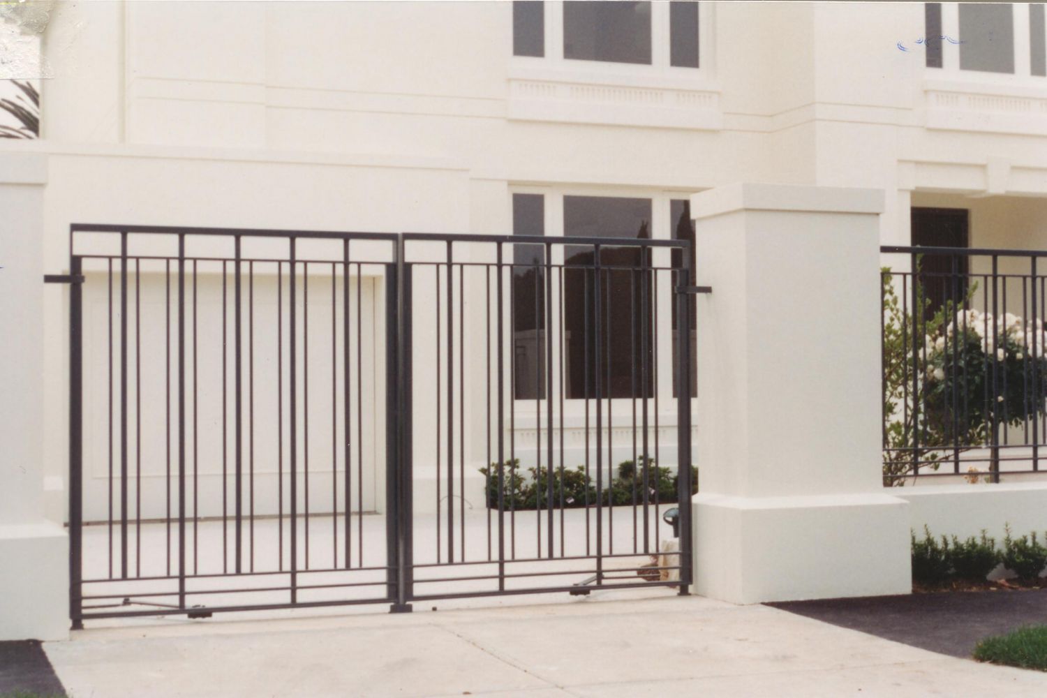 New Swing Gate In New Build House - Cheltenham, VIC - Park Avenue Wrought Iron