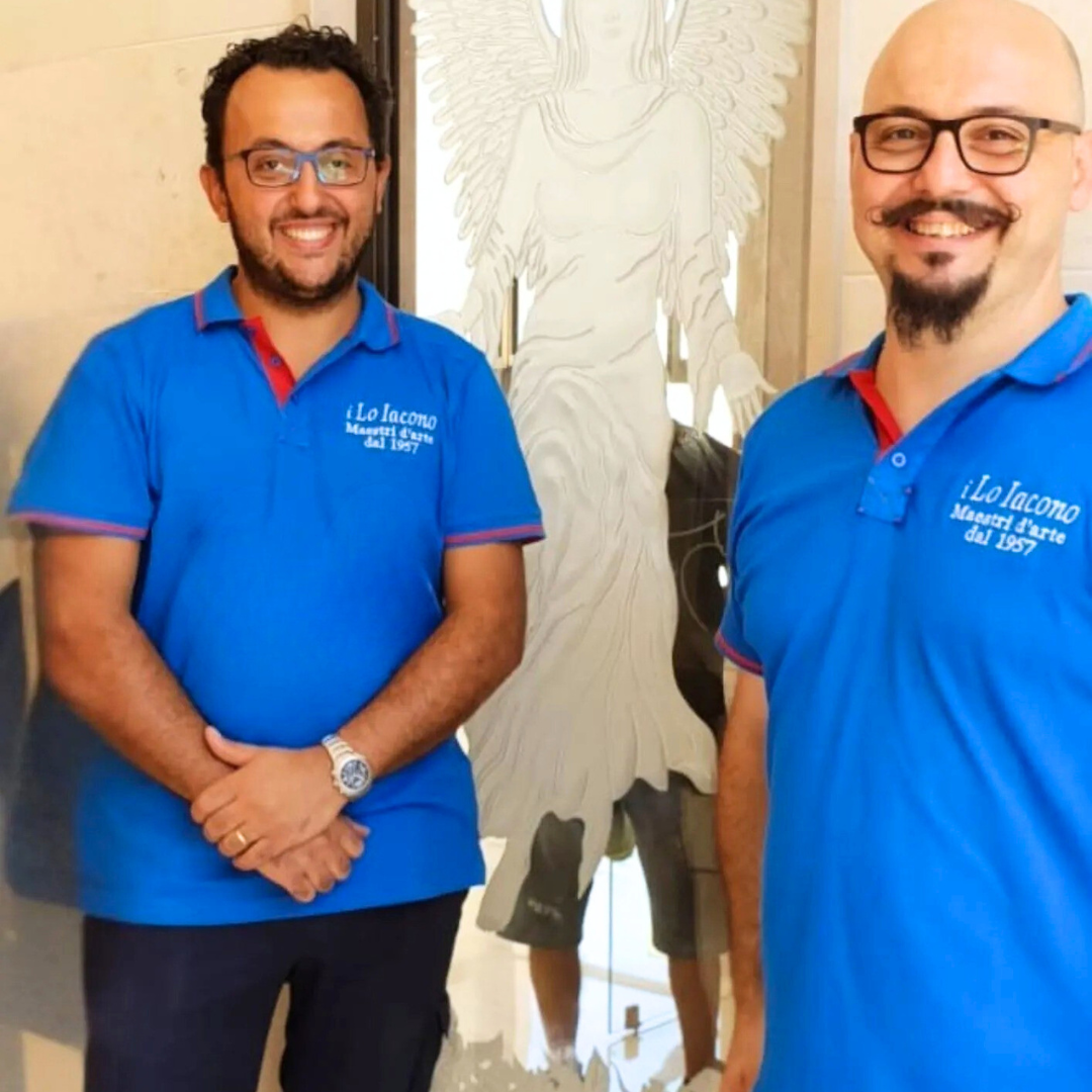 vetro artistico realizzato in laboratorio