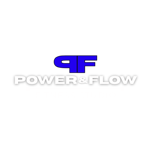 power and flow white logo