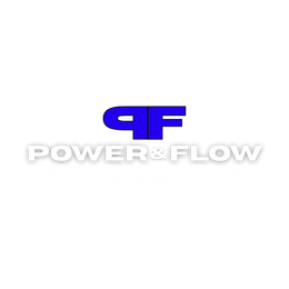 power and flow white logo