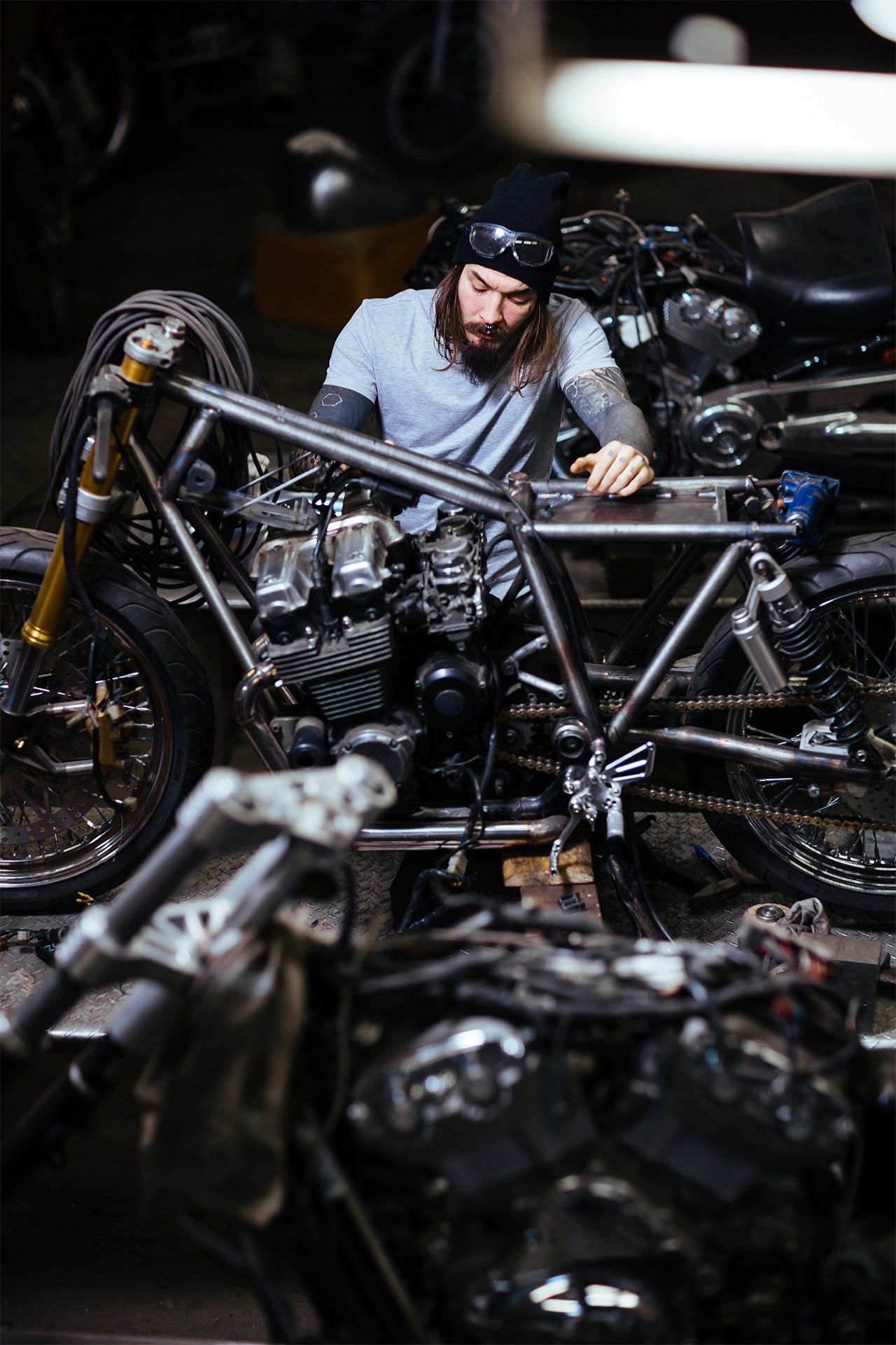 Assembling Custom Motorcycle