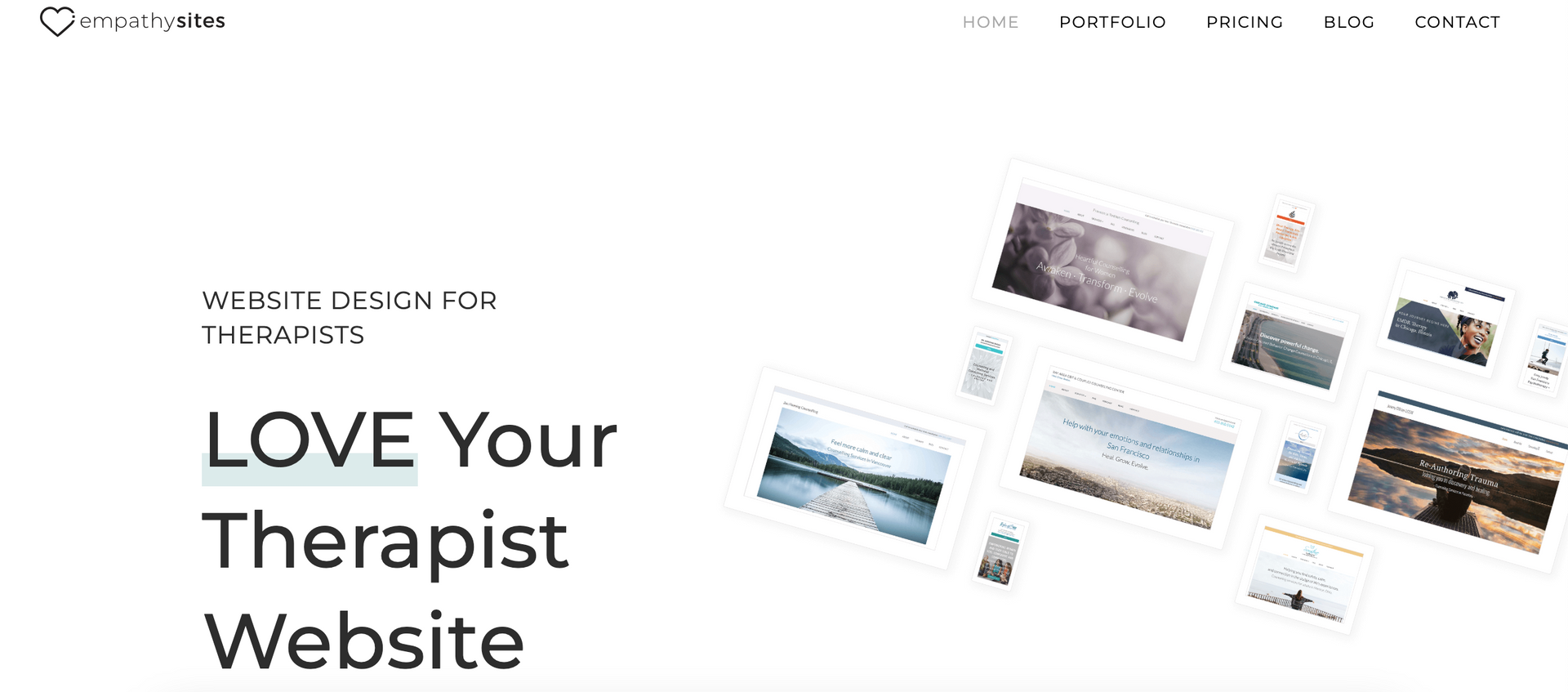 therapist website templates