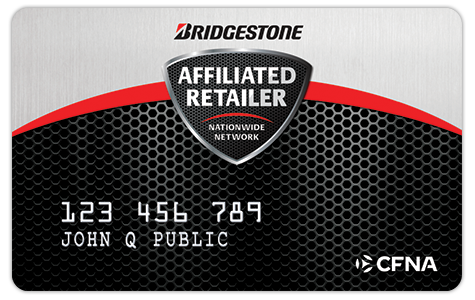 Bridgestone card | Anna Tire & Auto Center Inc