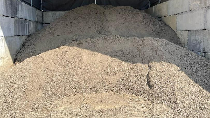 Topsoil sold by the ton