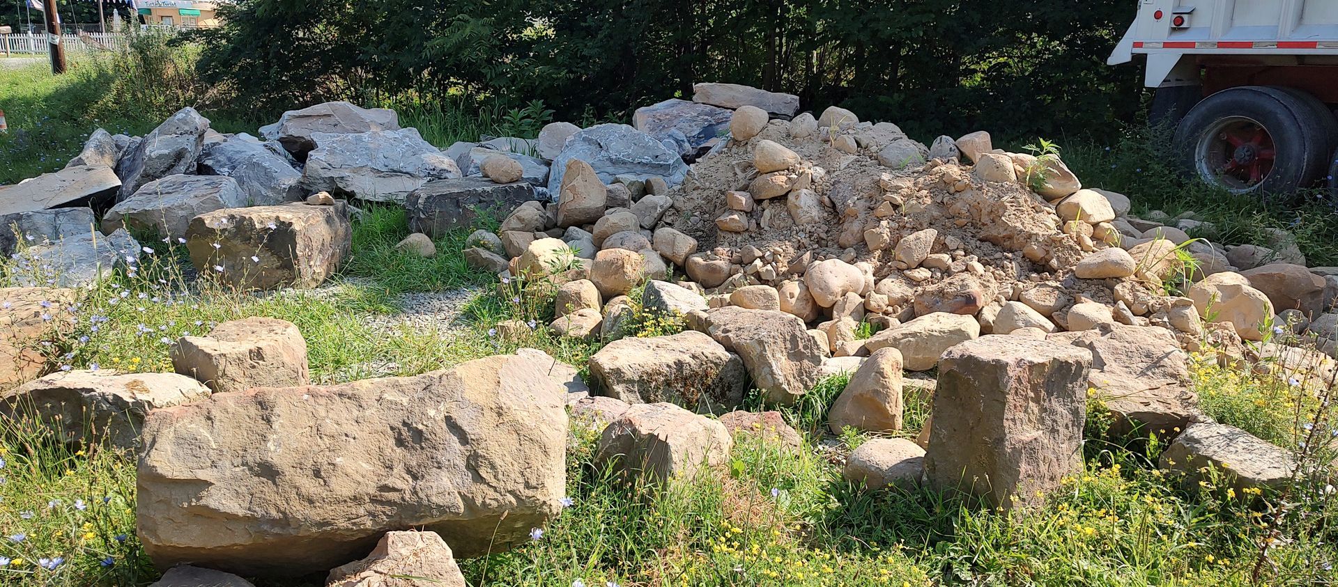 Landscaping Boulders for sale at Yost Trucking & Supply