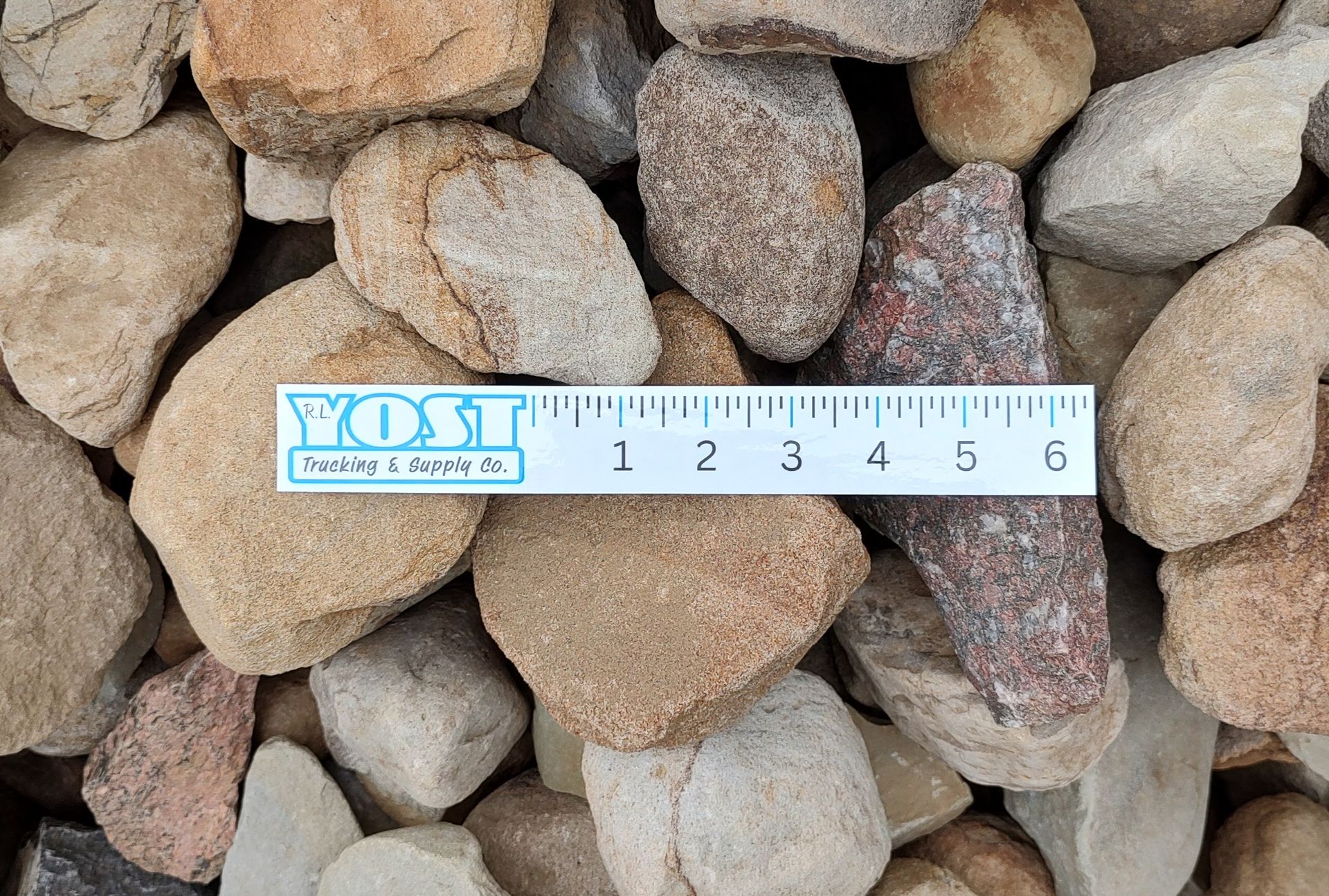 #3 River Rock Gravel for Landscaping