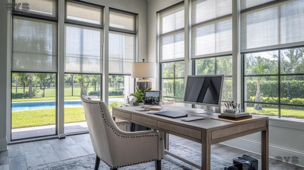Window film for hot rooms