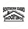 Southern Idaho Roofing logo in black text with a stylized roof graphic and the slogan “Roofer Southern Idaho with Pride”