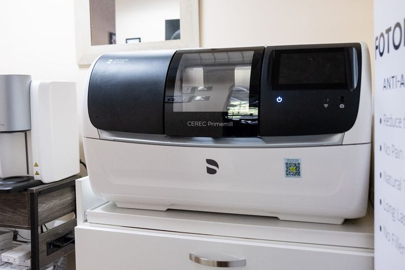 CEREC Primemill that mills same-day crowns in our Nyack dental office