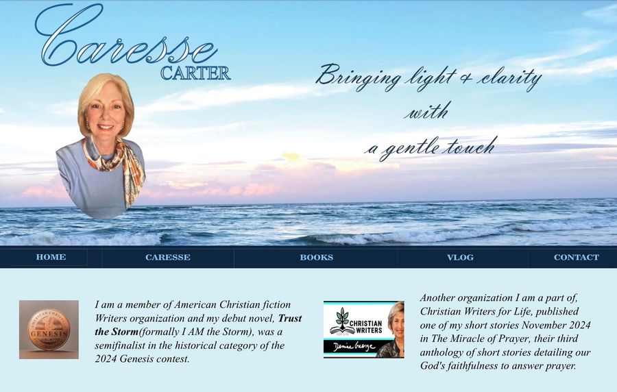 Caresse Carter website